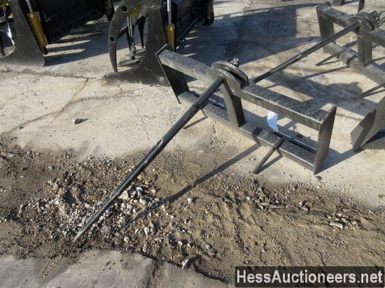 Mid-state Hay Spear For Skid Steer