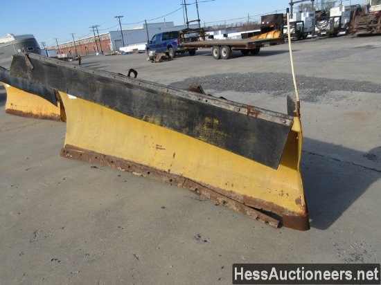 12' 6 Inch Black And Yellow Angled Plow