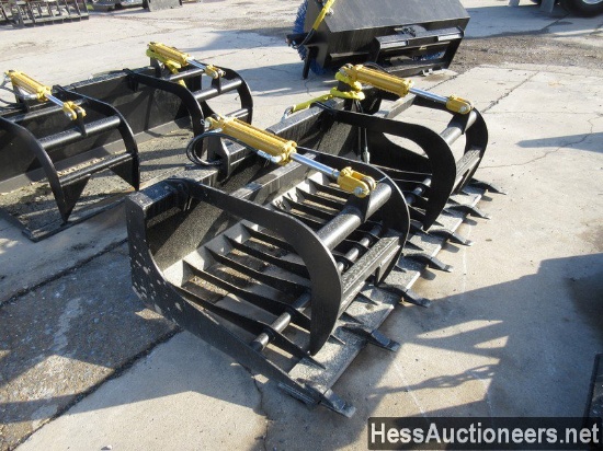 Mid-state 72 Inch Rock Bucket Grapple With Teeth