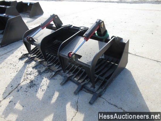 Mid-state 80 Inch Rock Bucket Grapple With Teeth