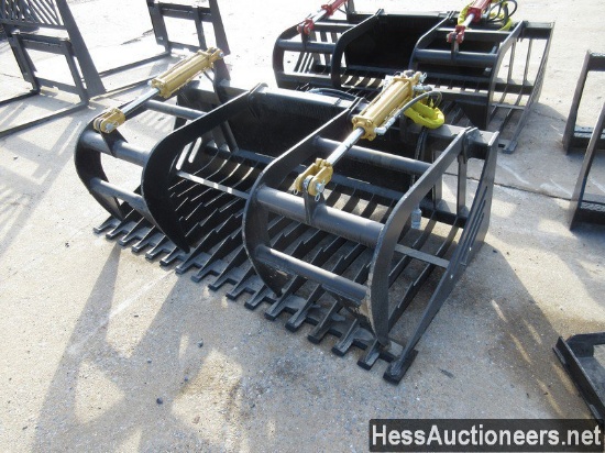 Mid-state 66 Inch Rock Bucket Grapple With Teeth