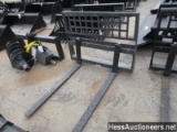 Mid-state 48 Inch Fork Set For Skid Steer