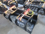 MID-STATE 72 INCH E-SERIES BUCKET GRAPPLE FOR SKID STEER