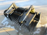 MID-STATE 72 INCH E SERIES ROOT GRAPPLE FOR SKID STEER