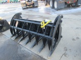 MID-STATE 74 INCH ROOT RAKE FOR SKID STEER