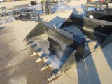 MID-STATE 72 INCH LOW PROFILE BUCKET FOR SKID STEER
