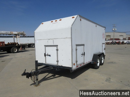 2009 PINE HILL 7' X 16' ENCLOSED TRAILER