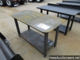 30X57 WELDING SHOP TABLE WITH SHELF