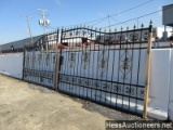 20' BI-PARTING WROUGHT IRON GATE