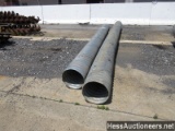 2 - 15 INCH GALVANIZED PIPE