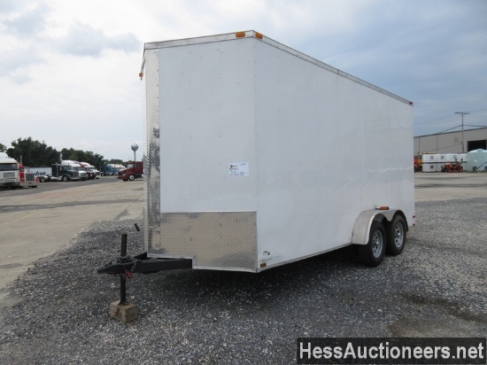 2016 QUALITY CARGO 16' ENCLOSED TRAILER