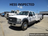 2007 FORD F550 CREW CAB UTILITY TRUCK