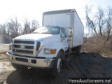 2007 FORD F750 BOX TRUCK