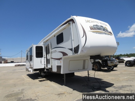 2008 DUTCHMEN MONTE VISTA 5TH WHEEL CAMPER