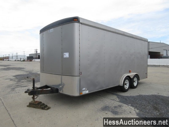 2005 DANZER 8X18 ENCLOSED TRAILER W/ RAMP