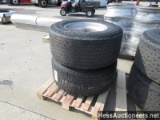 2 Super Singles With Tires