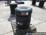 4 - ST205/75R15 RADIAL TRAILER TIRES