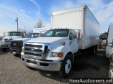 2013 FORD F650 BOX TRUCK