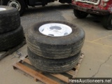 315/80R22.5 ON STEEL RIMS