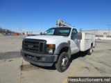 2009 FORD F450 UTILITY/SERVICE BODY TRUCK