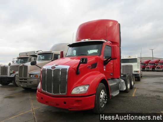 2015 PETERBILT 579 T/A DAYCAB, HESS REPORT ATTACHED, 732963 MILES ON ODO, E