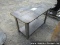 30" X 57" SMALL TABLE 5/16" TOP FOR WELDING, STOCK # 52191