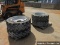 2013 JLG 4 FOAM FILLED WHEELS FOR TELEHANDLER, 370/75-28 TIRES, OFF JLG G9-