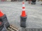 LOT OF 25 SAFETY CONES, 28" HT, STOCK # 52107