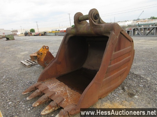 EXCAVATOR BUCKET OFF A KOMATSU PC650, 68&#34; W, STOCK # 51713