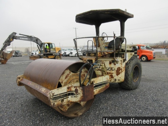 INGERSOLL RAND SP-560D COMPACTOR ROLLER, DETROIT ENGINE, DIESEL, 1847 HRS,