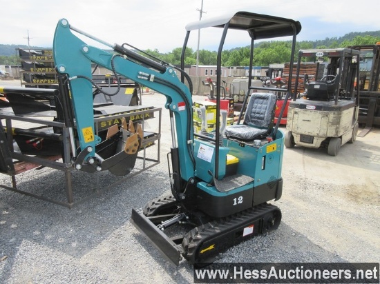 2021 AGROTK MINI EXCAVATOR, BUCKET, RIPPER, 2â€™ 8&quot; STICK, AUX HYDRAUL