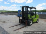 2000 CLARK CGP50 FORKLIFT, GM 4.3L VORTEC 6 CYL 262 CU IN 120 HP ENG, 4207