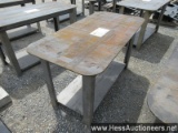 30" X 57" SMALL TABLE 5/16" TOP FOR WELDING, STOCK # 52188