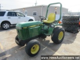 JOHN DEERE 755 LAWN TRACTOR, 3 CYL, 1358 HOURS, DIESEL, FR: 23 X 850 - 12,