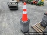 LOT OF 26 SAFETY CONES, 28" HT, STOCK # 52114