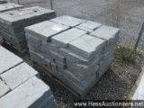 PALLET OF 2" - 4" SNAPPED WALLSTONE, STOCK # 51609