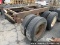 GREAT DANE TRAILER SUB FRAME, SPRING RIDE, AXLE AND SPRINGS - NOT COMPLETE, STOCK # 52356.