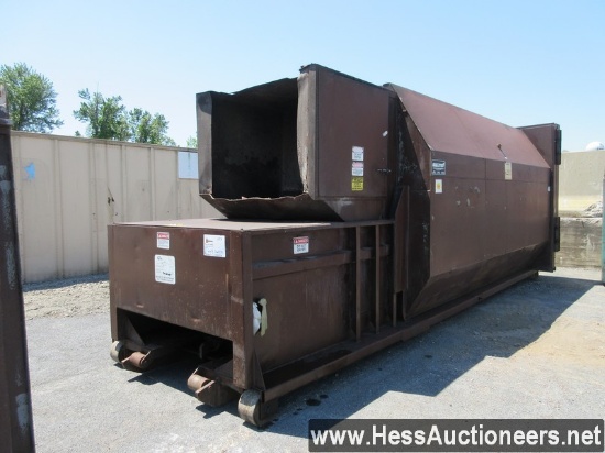 MARATHON RAMJET 100-SC COMPACTOR, 96&quot; W X 22â€™6&quot; L X 103&quot; H, STOCK # 51664