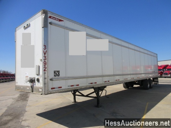 2016 GREAT DANE 53â€™ CCC-3314-01053 PLATE VAN TRAILER, 68000 GVW, T/A, AIR RIDE SUSP, 445/50R22.5 S