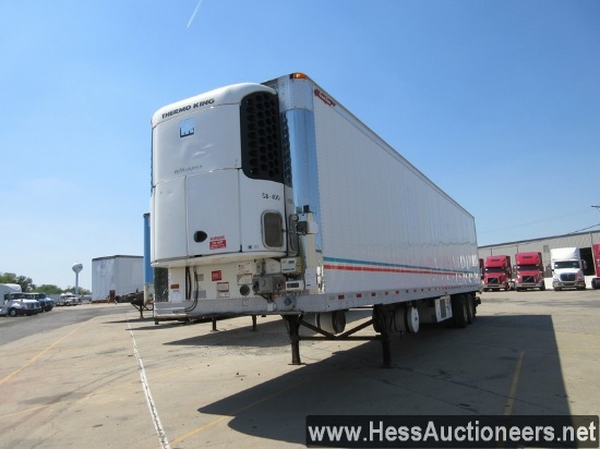 2013 GREAT DANE 48â€™ X 102&quot; REEFER TRAILER, 68000 GVW, T/A, AIR SUSP, 80R22.5 ON STEEL WHEELS,