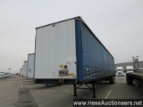 2005 UTILITY TS2CHA 53â€™ X 102" TAUTLINER TRAILER, 65000 GVW, T/A, SPRING SUSP, 275/80R22.5 ON