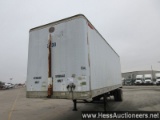 1998 GREAT DANE 28â€™ PUP TRAILER, NO VIN PLATE, S/A, AIR SUSP, 275/80R22.5 ON STEEL WHEELS, ROLL-UP