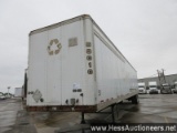 1995 FRUEHAUF 53â€™ X 102" VAN TRAILER, 68000 GVW, T/A, SPRING SUSP, LP 22.5 ON STEEL WHEELS, S