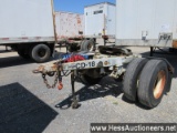 1999 WABASH 9â€™ CONVERTOR DOLLY TRAILER, TITLE DELAY, 75R22.5 TIRES, S/A, 96" W, STOCK # 51594