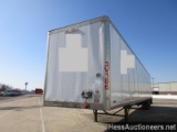 2011 WABASH DVCVHPC DURAPLATE 53â€™ X 102" X13â€™6" PLATE VAN TRAILER, 68,000 GVW, T/A,  A