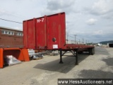 1974 GREAT DANE 42â€™ X 96" FLATBED TRAILER WITH FORKLIFT PACKAGE, T/A, AIR SUSP, 11R22.5 ON SPO