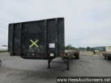 2007 FONTAINE FTW-5-80489LW 48â€™ FLATBED TRAILER, TITLE DELAY, 76667 GVW, T/A, HUTCH SUSP, 11R24.5