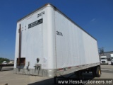 2002 TRAILMOBILE 28â€™ PUP TRAILER, 40000 GVW, S/A, AIR SUSP, 75R22.5 ON STEEL WHEELS, SWING RR DOOR