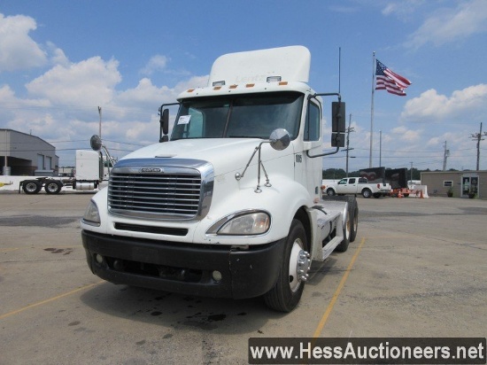 2001 FREIGHTLINER COLUMBIA T/A DAYCAB, 265493 MILES ON ODO, 52000 GVW, DETROIT DIESEL 60 SERIES, 6 C