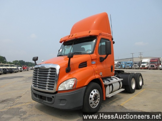 2012 FREIGTLINER CASCADIA T/A DAYCAB, 609377 MILES ON ODO, ECM 609377, 52000 GVW, 17500 UNLADEN WT, 